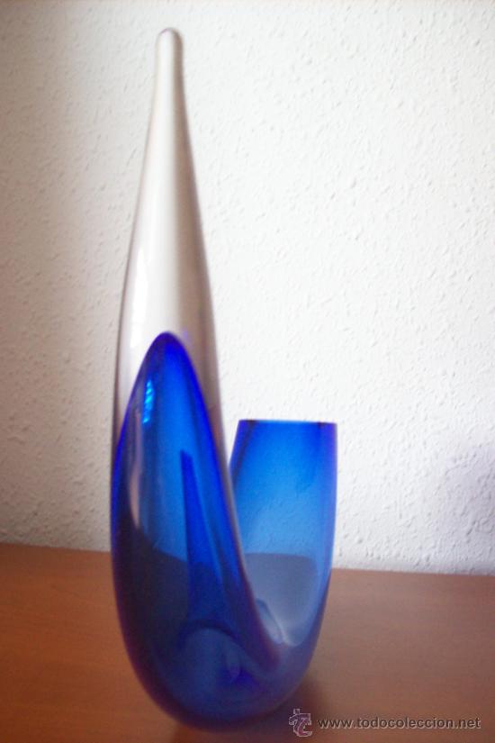 Antig&uuml;edades: Jarron cristal sueco STUDIO AHUS - Foto 2