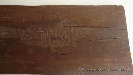 Antigüedades: Antiguo tablón de madera con medalla monedas símbolos,paloma de la paz Oriente China - Foto 6 - 36696248