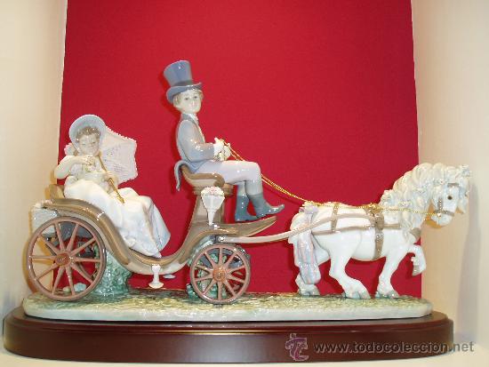 Antig&uuml;edades: COCHERITO GALANTE DE LLADRO REF.6395 - Foto 1