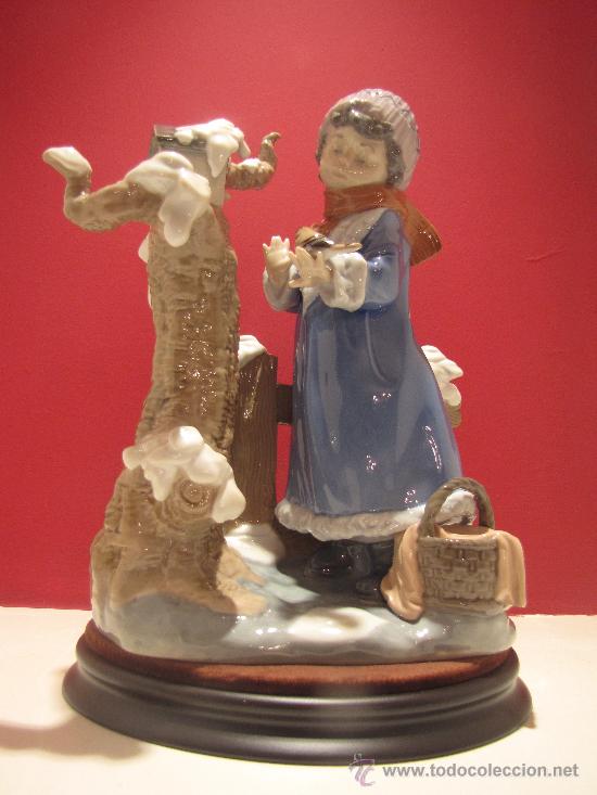Antig&uuml;edades: NI&Ntilde;A DE INVIERNO DE LLADRO REF.5287 - Foto 1