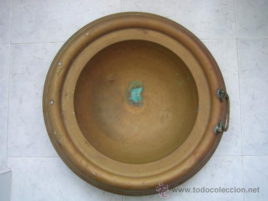Antig&uuml;edades: Bracero antiguo en cobre 47 cm de diametro - Foto 2