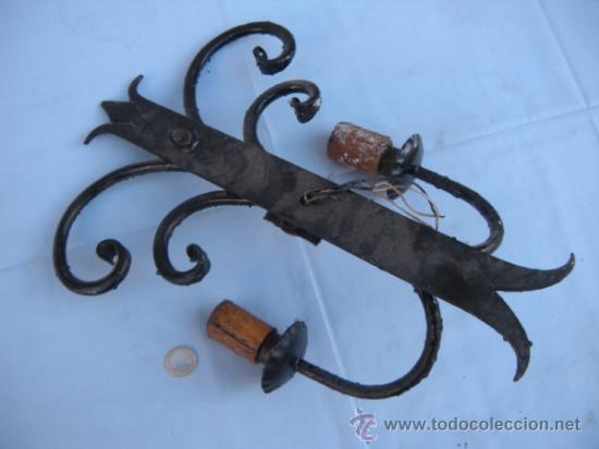 Antig&uuml;edades: APLIQUE DE HIERRO FORJADO, FORJA - Foto 2