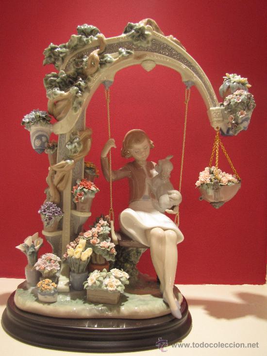 Antig&uuml;edades: COLUMPIO EN PRIMAVERA DE LLADRO REF.8311(SERIE LIMITADA) - Foto 1