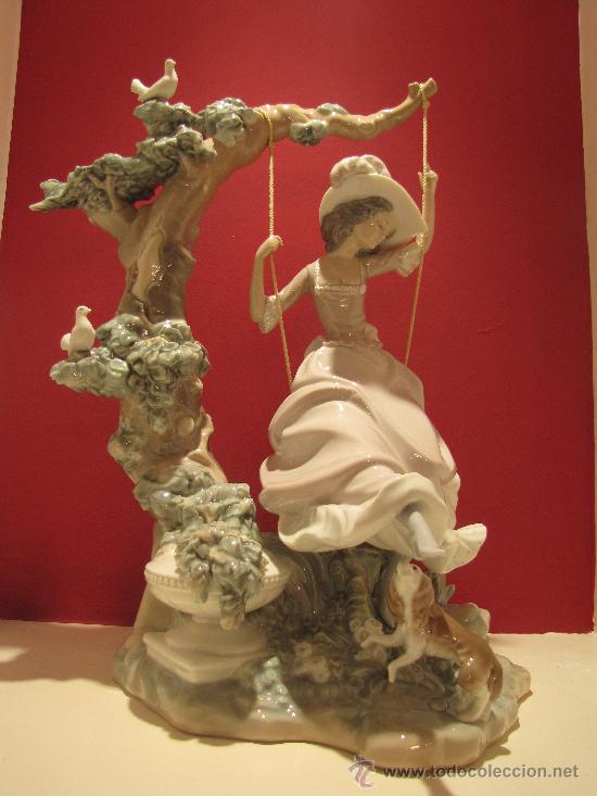 Antig&uuml;edades: COLUMPIANDOSE DE LLADRO REF.1297 - Foto 1