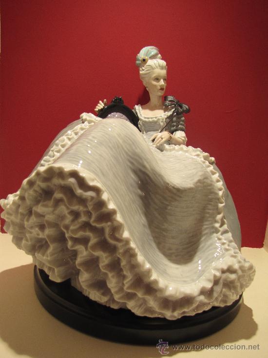 Antig&uuml;edades: DAMA ROCOCO EN EL BAILE DE LLADRO REF.8423 - Foto 1