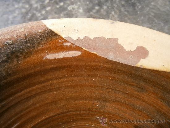 Antig&uuml;edades: Lebrillo de 34 cms. de di&aacute;metro y 16 cms. de alto aprox. - Foto 3