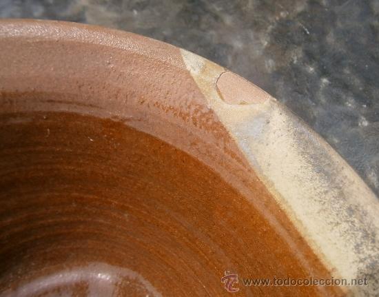 Antig&uuml;edades: Lebrillo de 34 cms. de di&aacute;metro y 13 cms. de alto aprox. - Foto 3