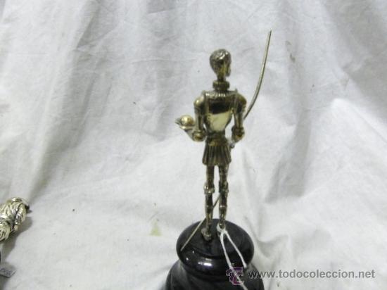 Antig&uuml;edades: DON QUIJOTE Y SANCHO PANZA EN PLATA - Foto 2