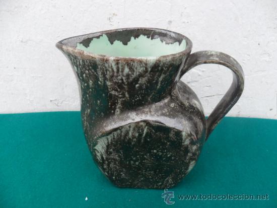 Antig&uuml;edades: jarra de ceramica a&ntilde;os 60 - Foto 1