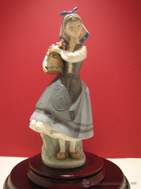 Antig&uuml;edades: GALLEGI&Ntilde;A POTE FLORES  DE LLADRO REF.1416 - Foto 1