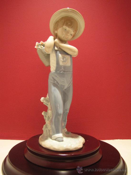 Antig&uuml;edades: FLORES A LA ESPALDA DE LLADRO REF.1286 - Foto 1