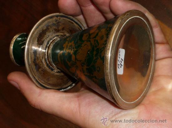 Antig&uuml;edades: Antigua palmatoria en plata y esmalte. - Foto 4