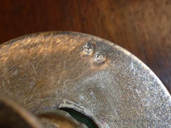 Antig&uuml;edades: Antigua palmatoria en plata y esmalte. - Foto 6