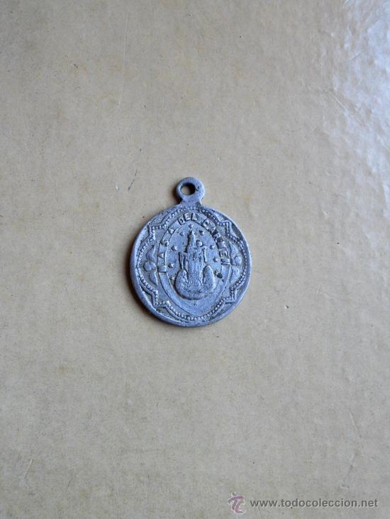 Antig&uuml;edades: MEDALLA CORAZON DE JESUS - N&ordf; S&ordf; DEL CARMEN - Foto 2