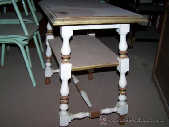 Antig&uuml;edades: Mesa antigua rustica mediana - Foto 2