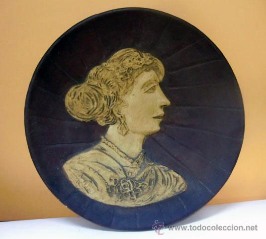 Antig&uuml;edades: Pareja de platos de barro - Foto 1