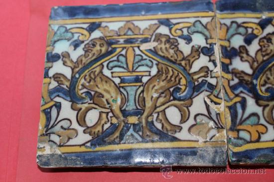 Triana (sevilla) Azulejo Policromo Sxvii - Comprar Porcelana Y Cerámica ...