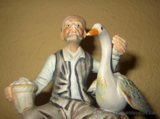 Antig&uuml;edades: Biscuit viejo con ganso - Foto 3