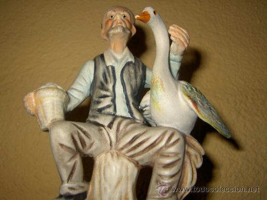 Antig&uuml;edades: Biscuit viejo con ganso - Foto 2