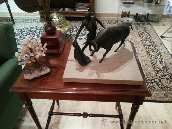 Antig&uuml;edades: ESCULTURA DE TORERO EN BRONCE - Foto 1