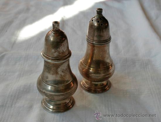 Antig&uuml;edades: Preciosos especieros de plater con estuche - Foto 3
