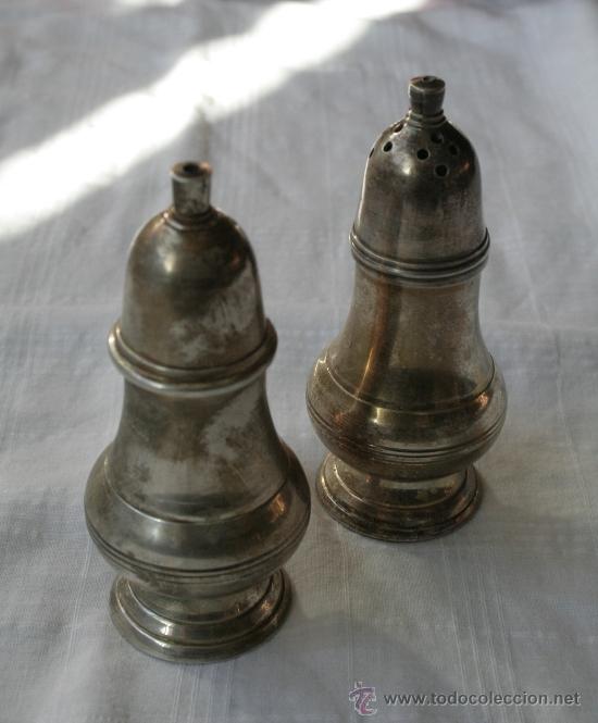 Antig&uuml;edades: Preciosos especieros de plater con estuche - Foto 6