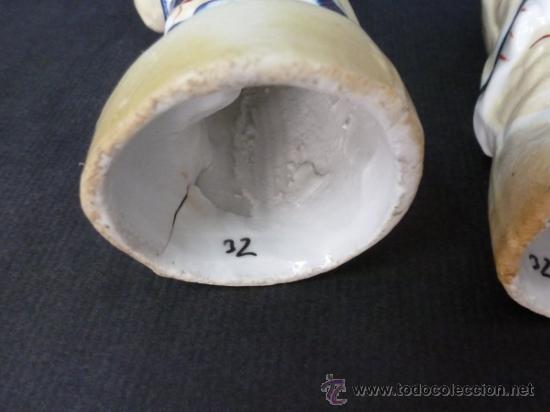 Antig&uuml;edades: PAREJA DE FIGURAS DE PORCELANA - Foto 8