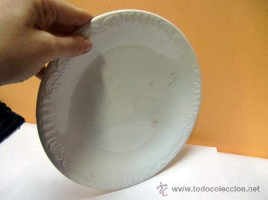 Antig&uuml;edades: Frutero cer&aacute;mica Pickman. Blanco - Foto 5
