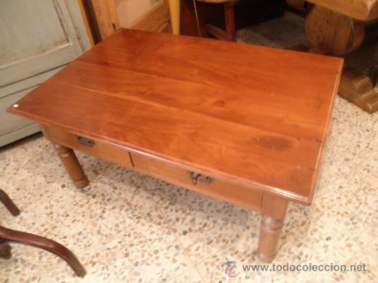 Antig&uuml;edades: MESA DE CENTRO ESCRITORIO INGL&Eacute;S CAOBA - Foto 2