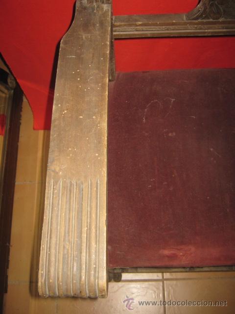 Antig&uuml;edades: Sill&oacute;n castellano para restaurar. - Foto 3