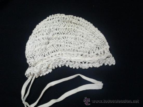 Antig&uuml;edades: ANTIGUO GORRO DE NI&Ntilde;A - Foto 1