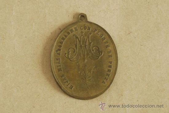 Antig&uuml;edades: Medalla de la Virgen. - Foto 2