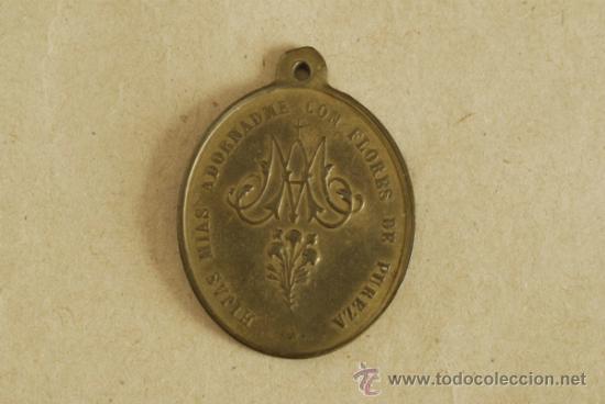 Antig&uuml;edades: Medalla de la Virgen. - Foto 2
