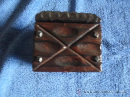 Antig&uuml;edades: COFRE DE MADERA, MIDE 20 x 9 x 9 cms - Foto 3