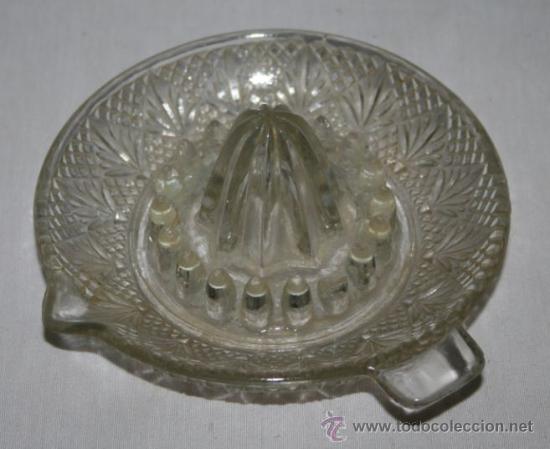 Antig&uuml;edades: ANTIGUO EXPRIMIDOR DE CRISTAL - Foto 1