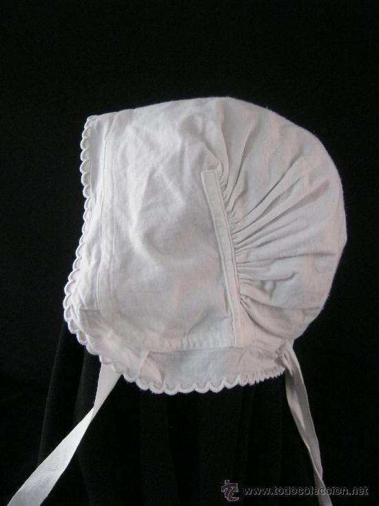 Antig&uuml;edades: ANTIGUO GORRO PARA SE&Ntilde;ORA  PPIO. S. XX - Foto 2
