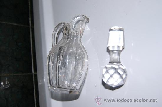Antig&uuml;edades: VINAGERA CRISTAL TALLADO - Foto 2