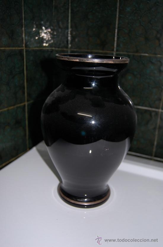 Antig&uuml;edades: jarron cristal negro chino - Foto 3