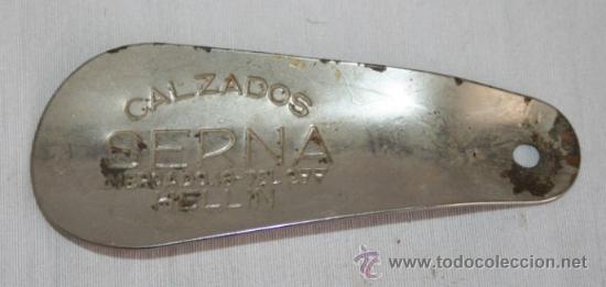 Antiquit&eacute;s: CALZADOR ANTIGUO - EL N&ordm; DE TELEFONO ES EL 277 - CALZADOS SERNA - HELLIN