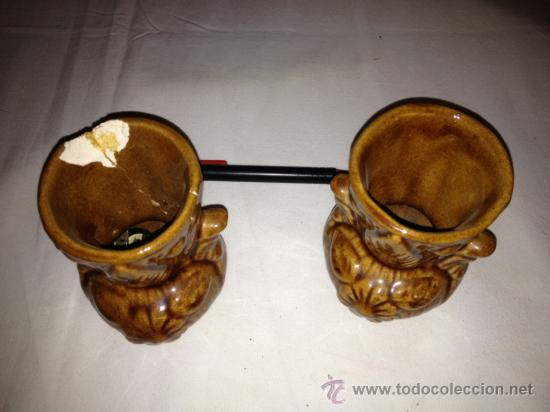 Antig&uuml;edades: 2 jarrones en miniatura - Foto 2