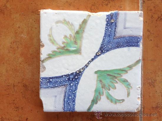 Antig&uuml;edades: AZULEJO VALENCIANO S. XIX - Foto 1