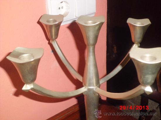 Antig&uuml;edades: PAREJA DE CANDELABROS ANTIGUOS - Foto 6