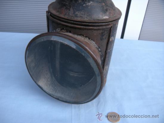 Antig&uuml;edades: ANTIGUO FAROL DE TREN BIRMINGHAM - Foto 2