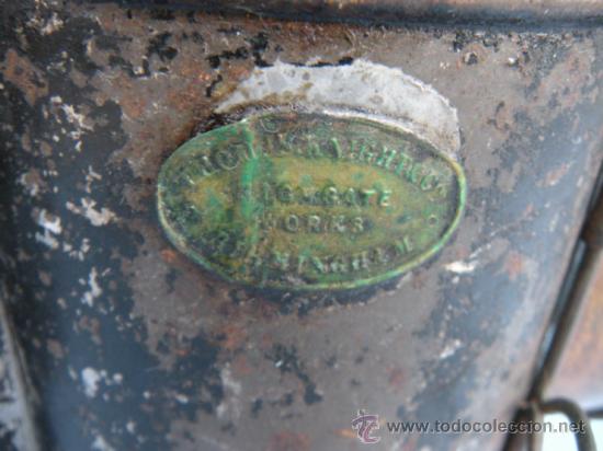 Antig&uuml;edades: ANTIGUO FAROL DE TREN BIRMINGHAM - Foto 4