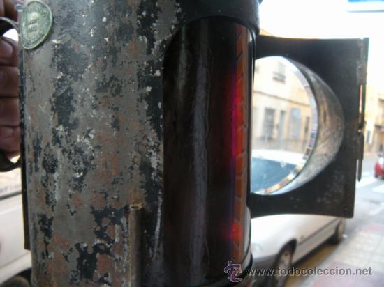 Antig&uuml;edades: ANTIGUO FAROL DE TREN BIRMINGHAM - Foto 9