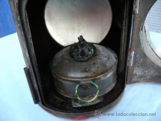 Antig&uuml;edades: ANTIGUO FAROL DE TREN BIRMINGHAM - Foto 10