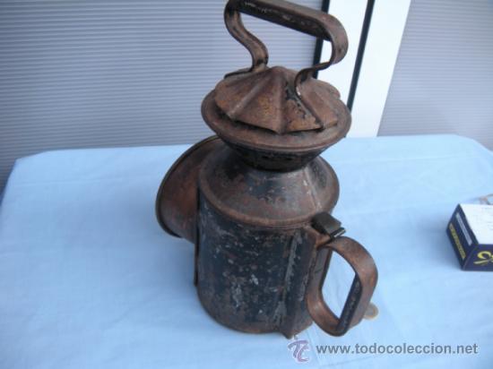 Antig&uuml;edades: ANTIGUO FAROL DE TREN BIRMINGHAM - Foto 15