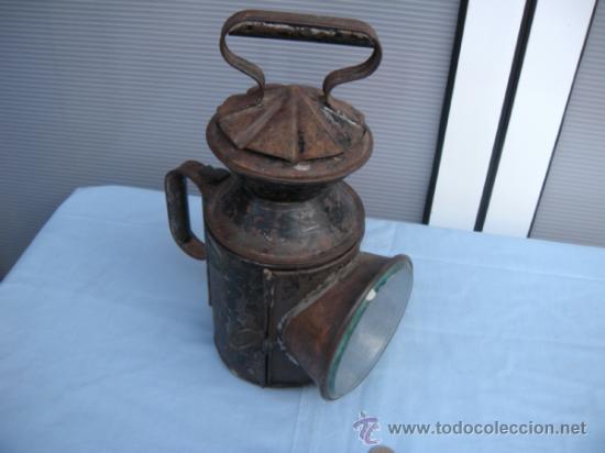 Antig&uuml;edades: ANTIGUO FAROL DE TREN BIRMINGHAM - Foto 1