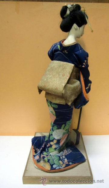 Antig&uuml;edades: Japonesa vestida con Kimono - Foto 3