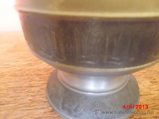 Antig&uuml;edades: JARRON DE PEWTER PURO - Foto 4